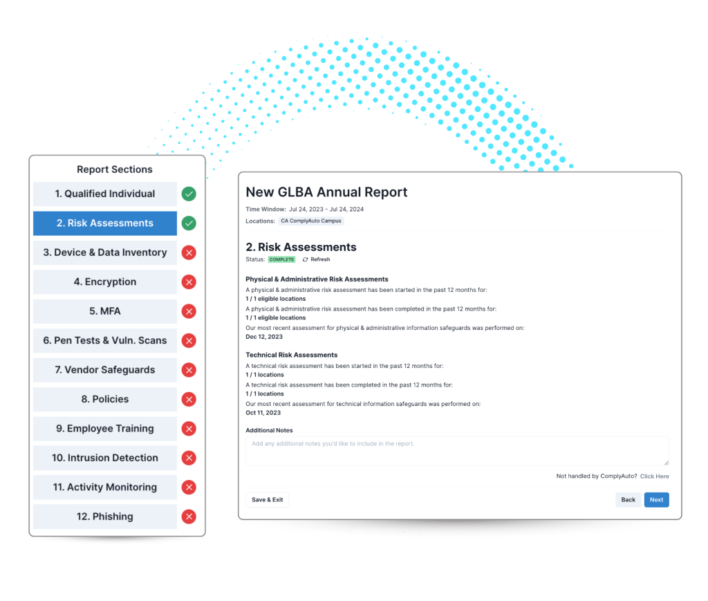 Annual GLBA Reporting